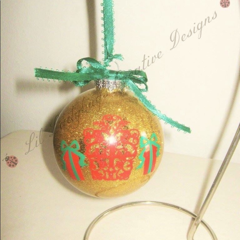Glitter Christmas Ornament